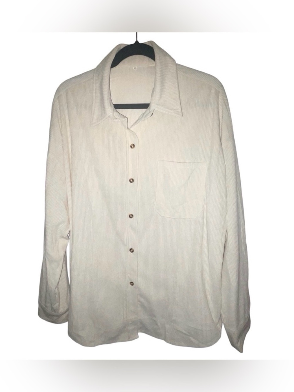 Long Sleeve Corduroy Button Down Shirt XXL NWOT